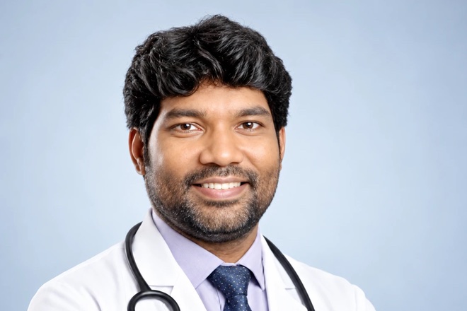 Dr. Srinivasulu Reddy Putcha, Radiation Oncologist, consulting at Sharada Hospital Narsipatnam