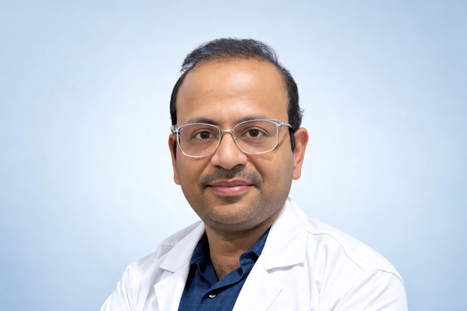 Dr. V V K Vidyakar Veeramallu, Consultant Urologist, consulting at Sharada Hospital Narsipatnam